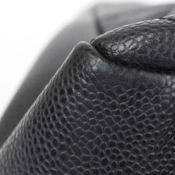 Chanel Chain Tote Bag GST Caviar Skin Shoulder Bag Black - Picture 2 of 2